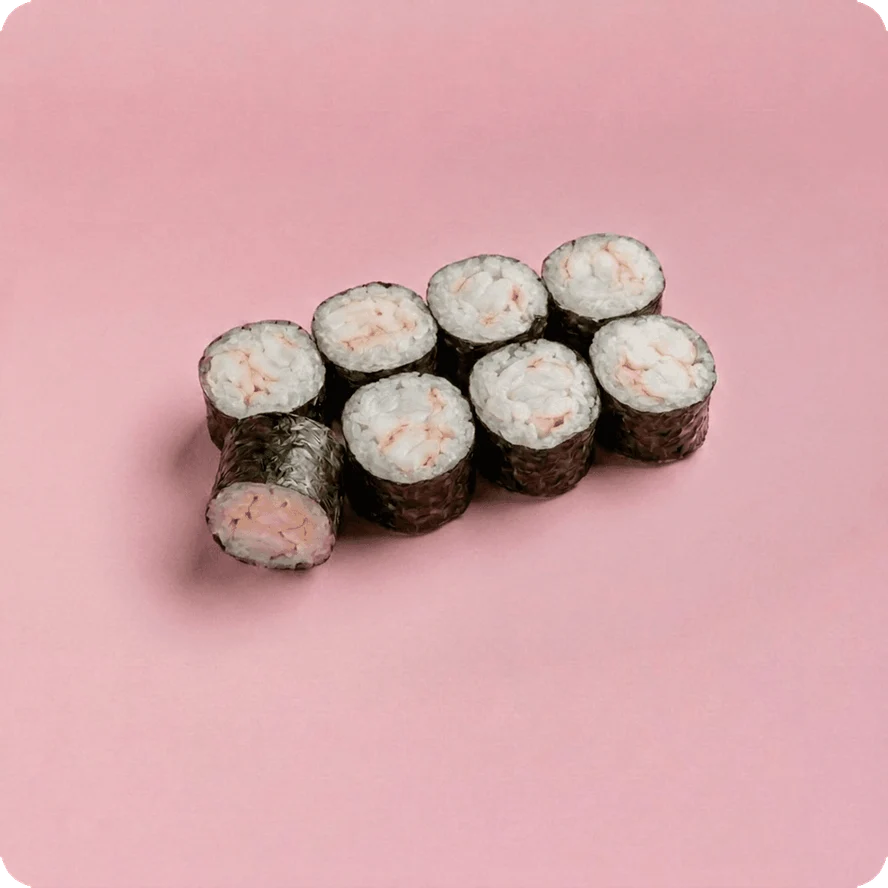 Маки ролл с креветкой